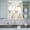 Off-white, variant on 3 Piece Kitchen Curtains and Valances Set Yellow Daisy Flowers Cafe Curtains 36 Inch Length Spring Summer Rustic Garden Floral Valance & Tier Curtain for Living Room Bedroom Window 54"x18" 27"x36"*2