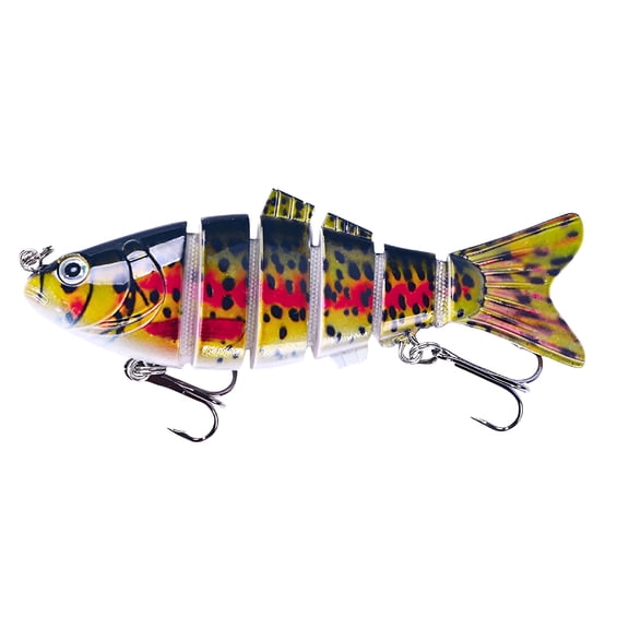 BESTSKY Fishing Gear, Bionic Swimming Bait, Realistic Robotic Fishing Lure for All Kinds of Freshwater and Saltwater, Ice Micro Jointed Fishing Bait, Swimming Lure Swim by Itself
