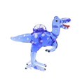 thumbnail image 1 of Dinosaurio de cristal Estantería pequeña o Decoración de mesa Regalos para Adornos de resina para exteriores Aplicaciones amplias Decoración de Azul DYNWAVEMX Escultura de dinosaurio, 1 of 8