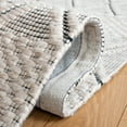 thumbnail image 5 of SAFAVIEH Marbella Ifrit Diamond Area Rug, Silver/Black, 8' x 10', 5 of 8