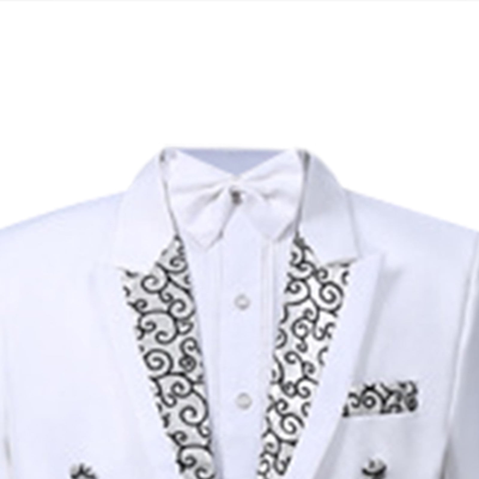 THE SUIT COMPANY／WHITE THE SUIT COMPANY Boys White Suit with Tie dresswear Set | Black N Bianco