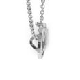 thumbnail image 5 of SuperJeweler Q Initial Necklace in White Gold With 7 Diamonds, Serif Style, With Free 18 inch Cable Chain, for Women, 5 of 7