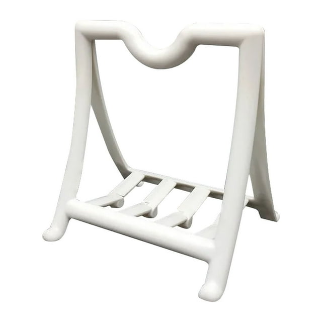 JilgTeok 4 Packs Desktop Vertical Pot Lid Stand Holder Organizer for Kitchen Countertop Storage Rack ABS Adjustable Width for Cutting Boards Magazines Towels