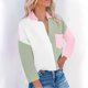 thumbnail image 1 of Ichuanyi liquidación moda mujeres botón causal blusa camiseta manga larga tops de verano ICHUANYI WER202308241641, 1 of 5