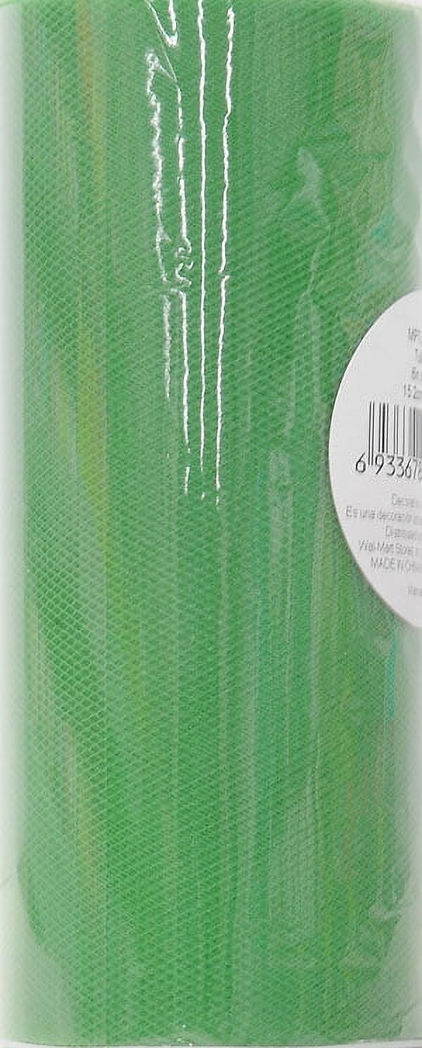 V.I.P. 6" Tulle Sewing & Craft Fabric By the Yard, Green