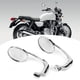 thumbnail image 5 of Espejos retrovisores redondos, espejo lateral de manillar galvanizado para modificación de motocicleta con rosca de 8/10mm Jadeshay  A, 5 of 9