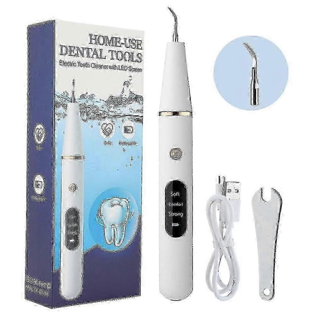 Dental Calculus Remover Ultrasonic Tooth Cleaner Tartar Eliminator Dental Ultrasound Plaque Stains Removal Teeth Whitening Tools -DGZD