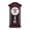 Red, variant on Pendulum Wall Clock Battery Operated,Traditional Chiming Clock Vintage Grandfather Wall Clock Silent Operation for Living Room Kitchen and Office Decor