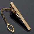 thumbnail image 4 of RSAMD Men Metal Simple Necktie Buckle Gold Color Tie Bar Clasp Clip Clamp Ties Pjo-A16, 4 of 9