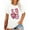 H-White, variant on XCHQRTI Heart LOVE Shirt for Women Plus Size Graphic Tee Short Sleeve Casual Shirt