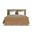 thumbnail image 5 of Homestyles Oak Park 82.5" Traditional Wood King Panel Bed in Brown, 5 of 8