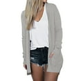 thumbnail image 3 of Posijego Women's Lightweight Cardigans Long Sleeve Open Front Casual Fall Cardigan Outwear with Pockets, 3 of 9
