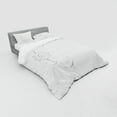 thumbnail image 3 of Ambesonne Grey Bedding Set 3 Pcs, Bridal Flourish Motifs, Twin XL, Grey White, 3 of 3