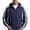 Blue, variant on Men's Quick Dry Breathable Outdoor Hiking Jacket, Full-Zip Hooded Sun Shirt with Zipper Pockets Size 4XL Orange-A