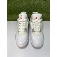 thumbnail image 3 of Ni - ke Air Jordan 4 White Oreo Retro Size 13 Mens Sneakers 2021 CT8527-100, 3 of 5
