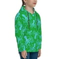 thumbnail image 3 of Fotbe Octopus1 Pattern Youth Pullover Hooded Sweatshirt, Boys Hoodie, Kangaroo Pocket Hoodie for Kids Girls -Medium, 3 of 6