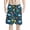 Cartoon Dinosaur Pattern, variant on Binienty Men's Board Shorts Swim Trunks With Distressed Guatemala Flag Design - Quick Dry for Beach Vacation and Water Sports