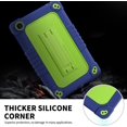 thumbnail image 3 of SOATUTO For Walmart Onn 7 Gen 3 Case / Onn 7 2022 Model Tbalet Case Built in Shoulder Strap & Stand With HD Tempered Glass Screen Protector For Walmart Onn 7 2022 Model 100071481 - Navy+Green&2 Pcs, 3 of 6