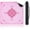 Pink, variant on Mahjong Mat with Rule, 32.5" x 32.5" Waterproof Soft Surface Game Mat, Easy Clean Non-Slip & Noise-Reduce Mah Jong Table Mat with Carry Bag, Rolled Packaging for American Mahjong Tile Set