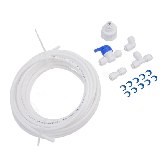 Dreamhall 1/4 inch Water Pipe Hose Tube with Quick Connector for Ro Purifier Garden Filter Household Hand Power Tool Accessories,10M short suit