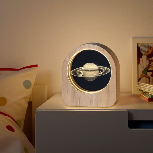 Meitianfacai Glowing Crystal Night Light Special Gift