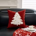 thumbnail image 5 of Throw Pillow Covers Christmas Pillowcase 17.71x17.71in Used For Christmas Decoration Winter Holiday Decoration Pillow Cover Suitable For Home Sofas, 5 of 6
