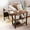 Brown, variant on Rotating End Table 360° Side Table with Charging Station Swivel Ene Table with Extra Storage Bag Movable End Table with 6 Swivel Wheels with Brakes for Bedroom Living Room