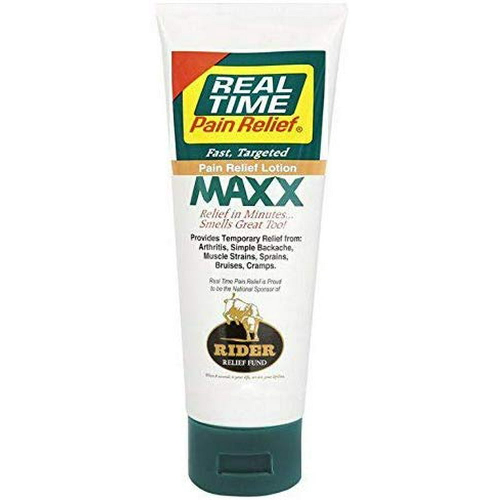 Real Time Pain Relief Maxx Cream 4oz Tube