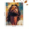 thumbnail image 3 of Qisvanset Framed Canvas Wall Art, 12x16 Inch Jesus Way Baptism Religious Portrait Wall Print, 3 of 8