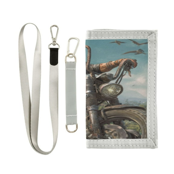 Novelty Wallets Foldable Novelty Wallets Prefect Gifts for Every Scene Motorcycle Tough Guy