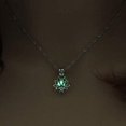 thumbnail image 5 of Collier Pendentif Lotus Lumineux Collier Pendentif Creux, 5 of 5