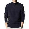 thumbnail image 3 of Sudadera Cálida De Cuello Medio Alto Cremallera Para Hombre, 3 of 8