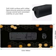 thumbnail image 3 of Honeycomb Extended Mouse Pad 35.4x15.7 Inch XXL Minimalism Black Gold Hexagon Non-Slip Rubber Base Large Gaming Mousepad Stitched Edges Waterproof Keyboard Mouse Mat Desk Pad for Office Home, 3 of 6