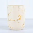 thumbnail image 4 of MOCA AUTOPARTS Marble Look Bathroom Accessories Set, 3-Piece, White, Ceramic, 4 of 9