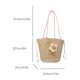 thumbnail image 5 of Bolsa De Hombro Bolsa bandolera para mujer, bandolera de paja transpirable, Bolsas con cordón, viaje de compras Ndcxsfigh Para Estrenar, 5 of 5