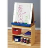 Childcraft Art Easel Center with Dry Erase Panels, 2-Person, 26-1/8 x 13 x 48-7/8 Inches
