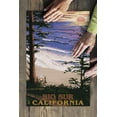 thumbnail image 2 of Big Sur, California, Surfing and Sunset, 500 Piece Challenging 19 x 27 Jigsaw Puzzle for Adults and Family, Made in USA, 2 of 2