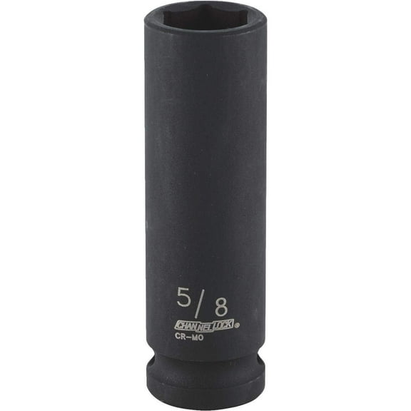 Channellock 1/2" Drive 5/8" 6-Point Deep Standard Impact Socket