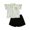 SPACESHIP BLACK 1, variant on Snopea Baby Infant Newborn Boys Cotton Short Set