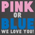thumbnail image 2 of CafePress - PINK OR BLUE Maternity T Shirt - Maternity Dark T-Shirt, 2 of 3