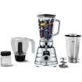 thumbnail image 1 of Licuadora Oster LICUADORA 3VEL 1.25LT VASO VIDRIO CLASICA METAL CROMADA C/ACCESORIOS OSTER Oster 2114//108, 1 of 2