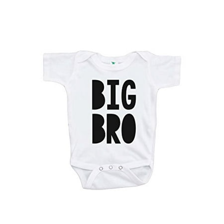 

7 ate 9 Apparel Boy s Big Brother Onepiece White