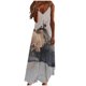 thumbnail image 2 of Puntoco Vestidos Mujer Verano Mujer Verano Casual Estampado V-Cuello Sin Mangas Vestido De Correa, 2 of 5