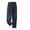 Navy, variant on ABATAB Capri Pants for Women Wide Leg Pure Color Capris Casual Loose Fit Summer Beach Cropped Trousers with Pockets