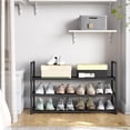 thumbnail image 4 of axGear Shoe Rack Organizer Adjustable Expandable Storage Shelf Free Standing, 4 of 8