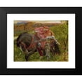 thumbnail image 2 of Frank Dicksee 24x19 Black Modern Framed Museum Art Print Titled - Study for ‘La Belle Lady Without Merciless’, 2 of 5