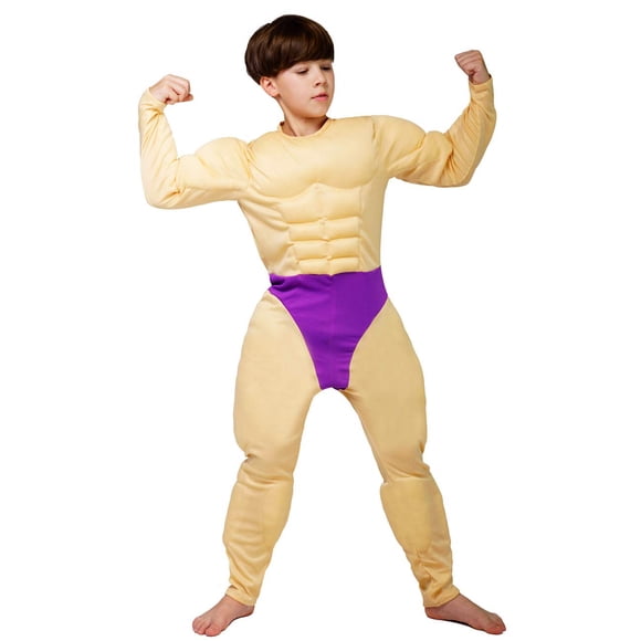 Disfraz Muscle Suit DSplay Disfraz de levantador de pesas para niño