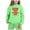 Light Green, variant on Tiijoy Toddler Girls' Hoodie Set Letter Print Hoodie and Joggers Sweatsuits, Sizes 2-3