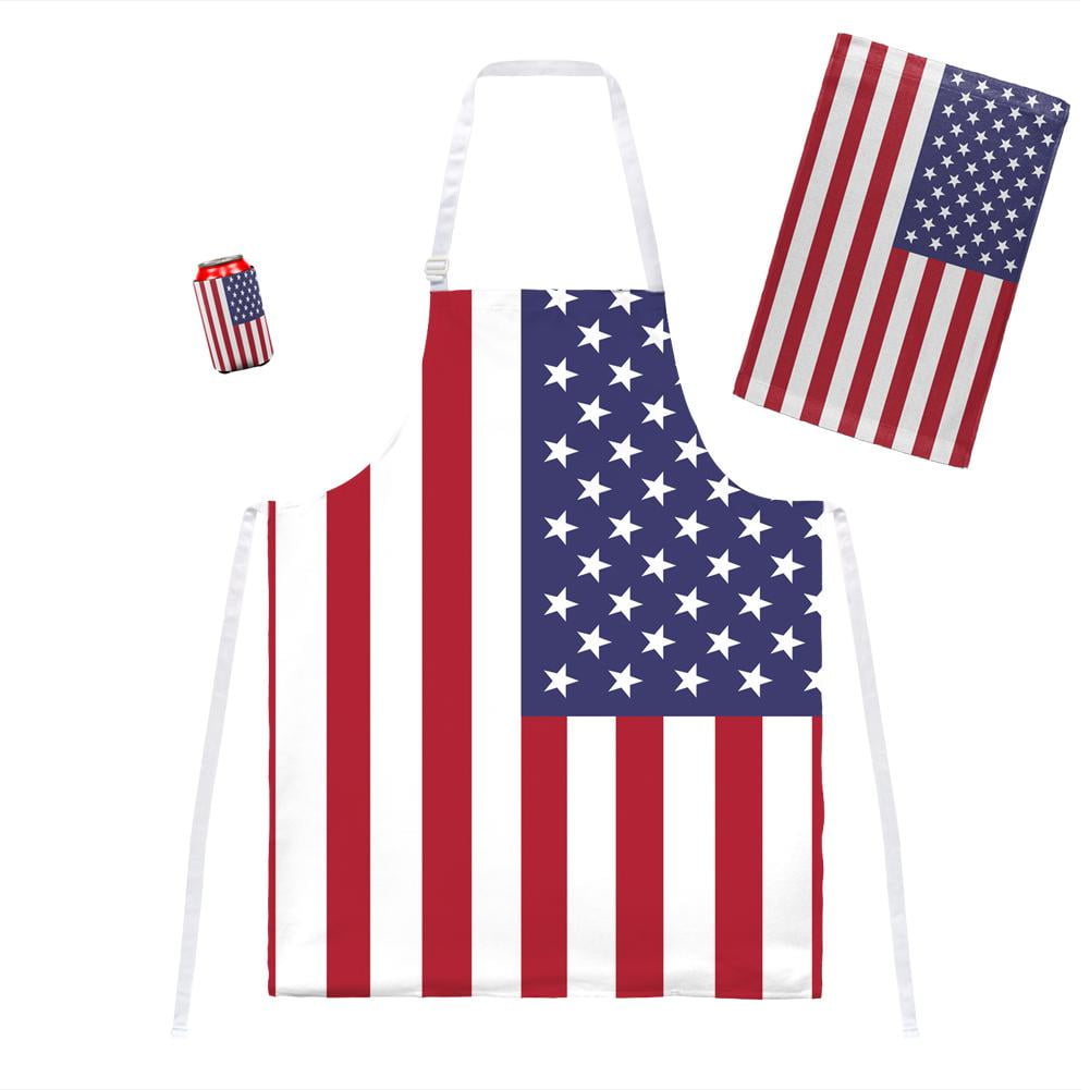 4th of July American Flag Grill Set Multi Standard One Size - Walmart.com