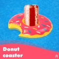 thumbnail image 4 of Water Inflatable Cup Holder Donut Floating Coaster for Swimming Pool Party Decor (Pink), 4 of 6